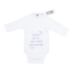 No Brand VIB Geluk Zit In Een Klein Rompertje - Wit