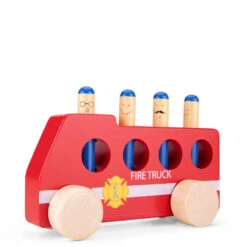 No Brand New Classic Toys Houten Pop-up Brandweerauto -Speelwereld Plezier 1997129 35912dc6
