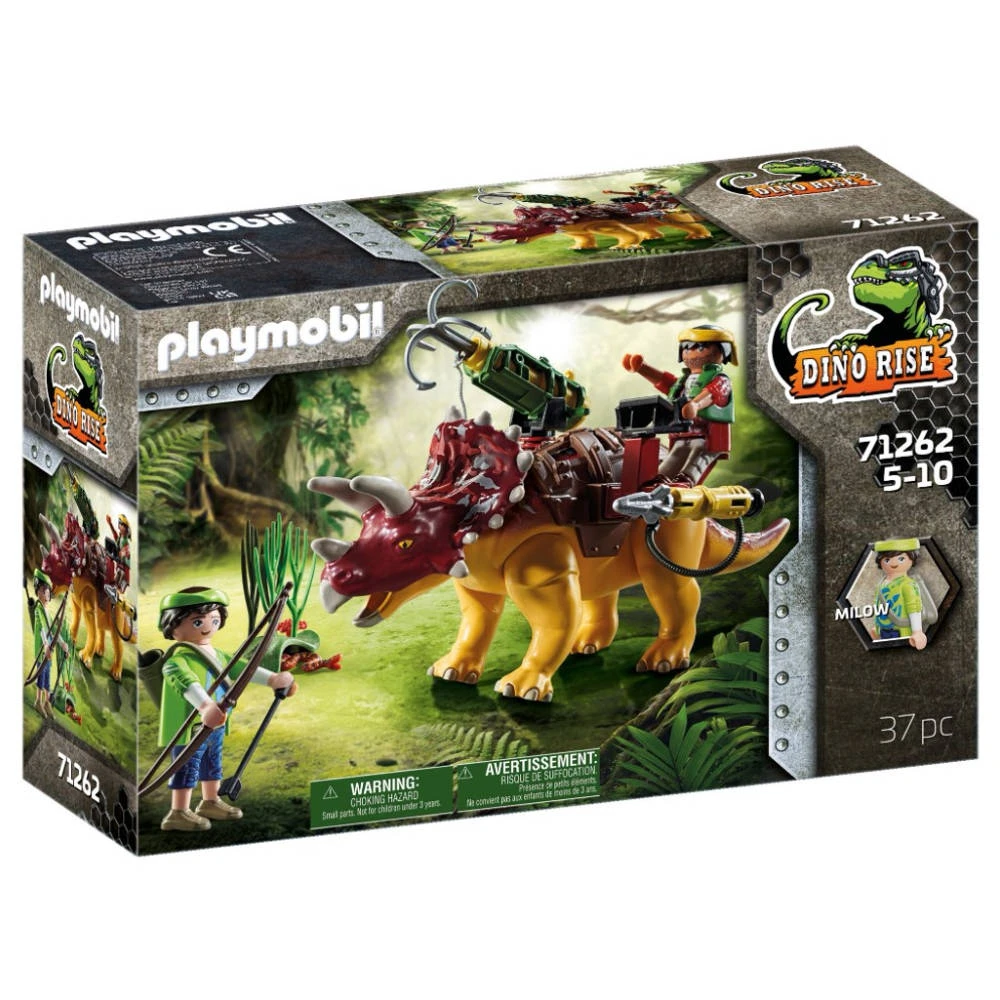 PLAYMOBIL Dino Rise Triceratops 71262 3 PLAYMOBIL Dino Rise Triceratops 71262 - Afbeelding 3