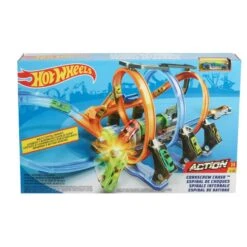 Hot Wheels Kurkentrekker Crash Racebaanset 8 Hot Wheels Kurkentrekker Crash Racebaanset -Speelwereld Plezier EB 1885172B