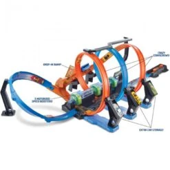 Hot Wheels Kurkentrekker Crash Racebaanset 9 Hot Wheels Kurkentrekker Crash Racebaanset -Speelwereld Plezier EB 1885172C