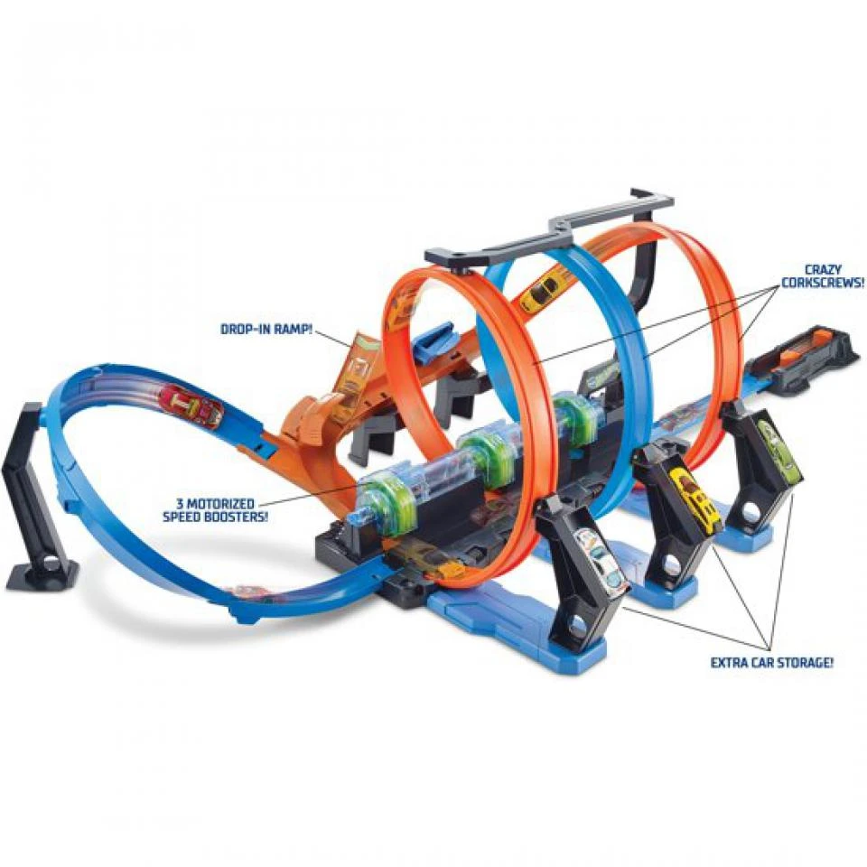 Hot Wheels Kurkentrekker Crash Racebaanset 4 Hot Wheels Kurkentrekker Crash Racebaanset - Afbeelding 4